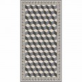 Tapis de salon moderne en pvc et polyester avec motif géométrique - Romio