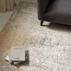 Tapis de salon au design moderne et élégant en soie et laine de bambou - Pasha Viadurini