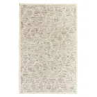 Tapis moderne en laine et coton ivoire avec fantaisie pour salon - Peppo Viadurini