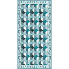 Tapis de salon moderne en pvc et polyester avec motif géométrique - Romio Viadurini