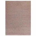 Tapis rectangulaire en laine et coton marron ou crème de design moderne - Kuta Viadurini