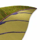 Tapis de salon en forme de feuille en laine tufté à la main fabriqué en Italie - Acino Viadurini