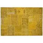 Tapis de salon artisanal patchwork noué à la main en Turquie - Raimund Viadurini