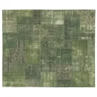 Tapis de salon artisanal patchwork noué à la main en Turquie - Raimund Viadurini