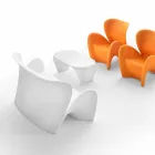 Tables basses modernes pour intérieur ou extérieur, 2 pièces - Lily by Myyour Viadurini