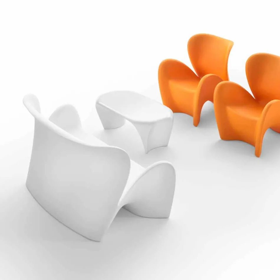 Tables basses modernes pour intérieur ou extérieur, 2 pièces - Lily by Myyour Viadurini