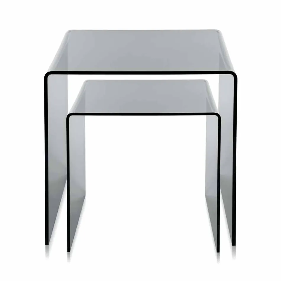 Tables design en plexiglass coloré made in Italy, Spinoso Viadurini