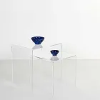 Tables design en plexiglass coloré made in Italy, Spinoso Viadurini
