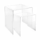 Tables design en plexiglass coloré made in Italy, Spinoso Viadurini