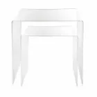 Tables design en plexiglass coloré made in Italy, Spinoso Viadurini