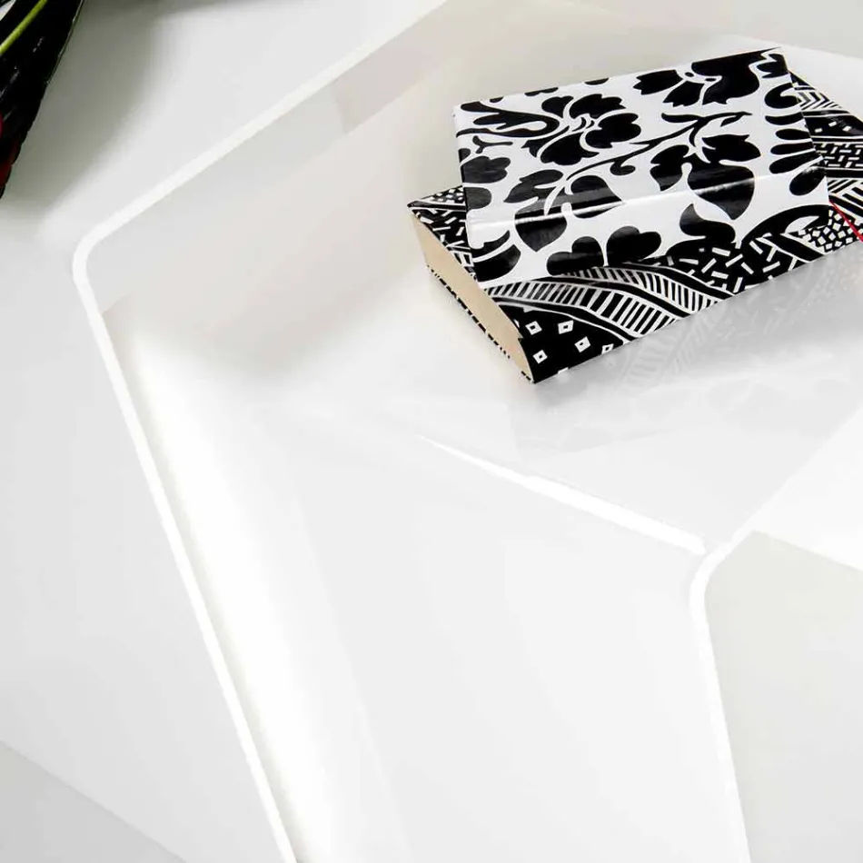 Tables design en plexiglass coloré made in Italy, Spinoso Viadurini