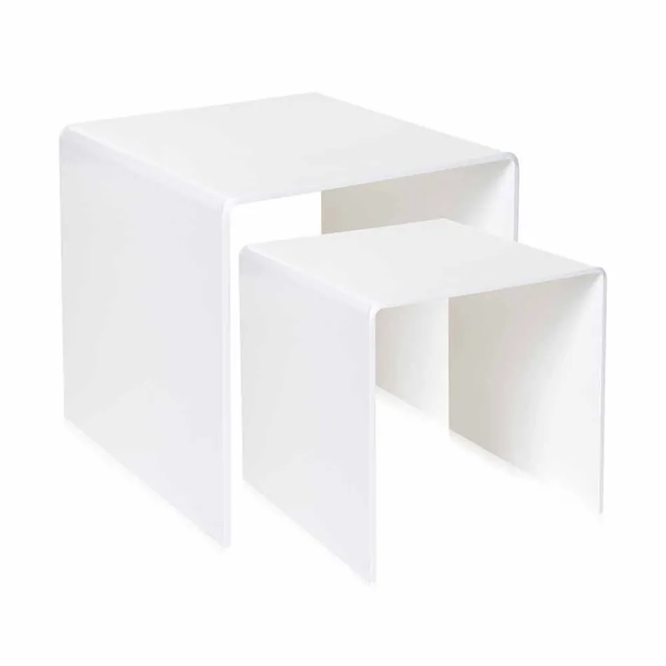 Tables design en plexiglass coloré made in Italy, Spinoso Viadurini