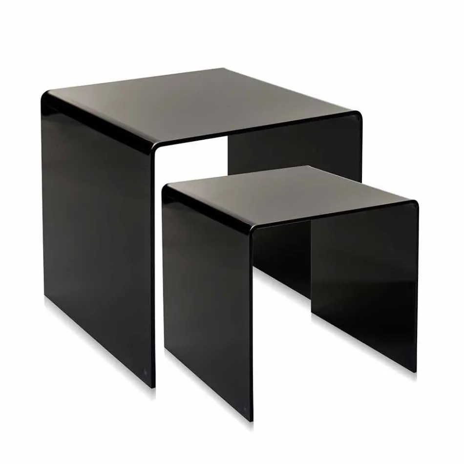 Tables design en plexiglass coloré made in Italy, Spinoso Viadurini