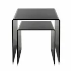 Tables design en plexiglass coloré made in Italy, Spinoso Viadurini
