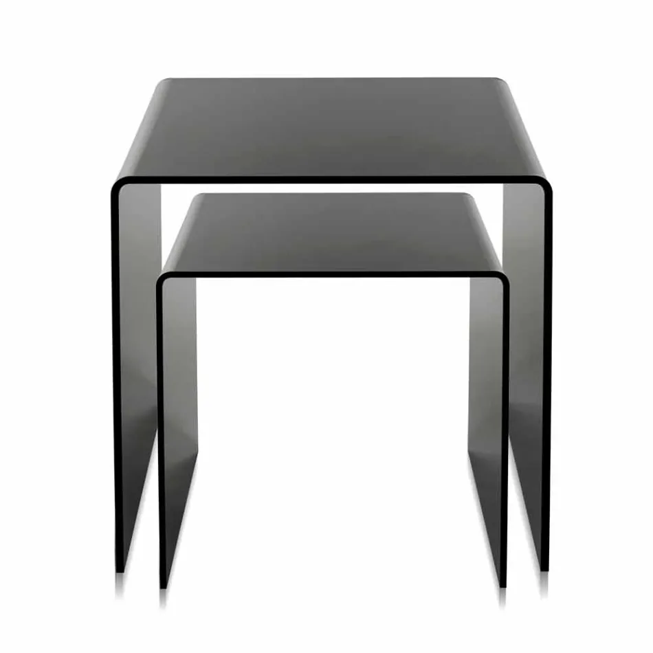 Tables design en plexiglass coloré made in Italy, Spinoso Viadurini