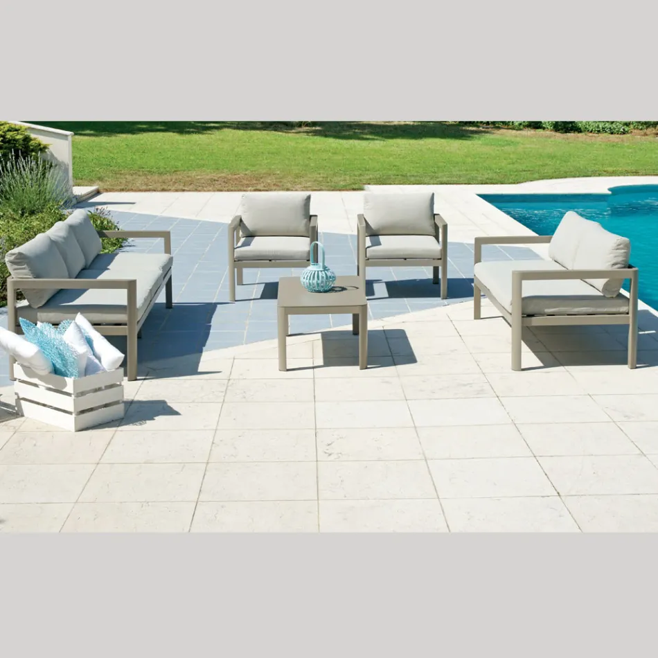 Table de jardin 100x55 cm en aluminium avec différentes finitions - Mickey Mouse Viadurini