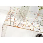 Table bridge moderne en plexiglas fabriquée en Italie, Bolly Viadurini