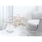 Table bridge moderne en plexiglas fabriquée en Italie, Bolly Viadurini