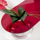 Table de bridge moderne en plexiglas fabriquée en Italie, Bolly Viadurini