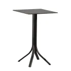 Table de bar haute d'extérieur à 4 pieds en aluminium en 2 couleurs - Filomena Viadurini
