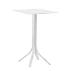 Table de bar haute d'extérieur à 4 pieds en aluminium en 2 couleurs - Filomena Viadurini