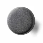 Table basse d'extérieur haute en polyéthylène avec plateau rond Made in Italy - Desmond Viadurini