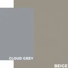 Table basse d'extérieur moderne en aluminium et stratifié - Carmine2 Viadurini