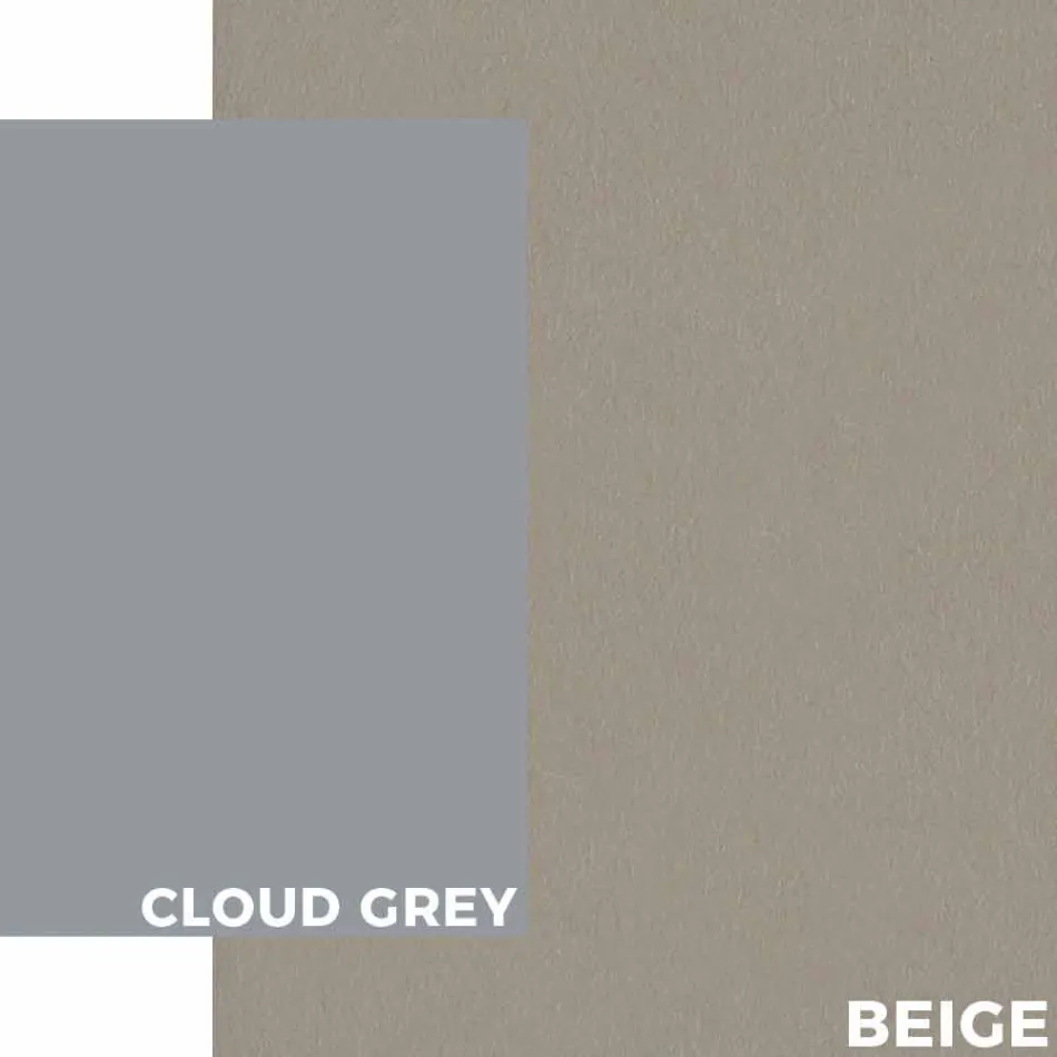 Table basse d'extérieur moderne en aluminium et stratifié - Carmine2 Viadurini