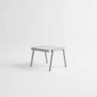 Table basse d'extérieur moderne en aluminium et stratifié - Carmine2 Viadurini