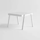 Table basse d'extérieur moderne en aluminium et stratifié - Carmine2 Viadurini