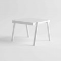 Table basse d'extérieur moderne en aluminium et HPL - Carmine2