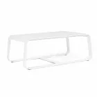 Table basse d'extérieur en aluminium peint blanc ou anthracite - Aniello Viadurini
