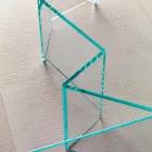 Table basse en verre extra-clair 2 tailles Made in Italy - Random Viadurini