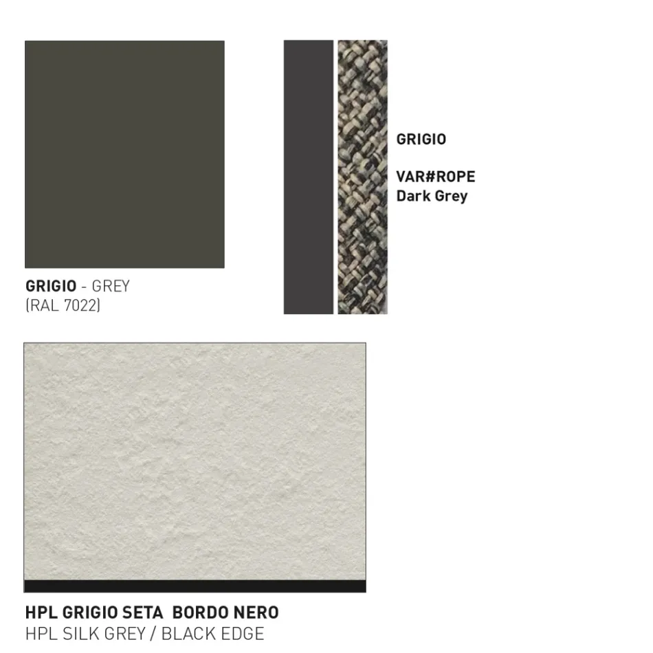 Table Basse Plateau Hpl ou Céramique Made in Italy - Emmacross by Varaschin Viadurini