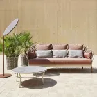 Table Basse Plateau Hpl ou Céramique Made in Italy - Emmacross by Varaschin Viadurini