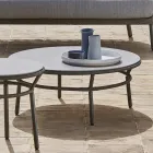 Table Basse Plateau Hpl ou Céramique Made in Italy - Emmacross by Varaschin Viadurini