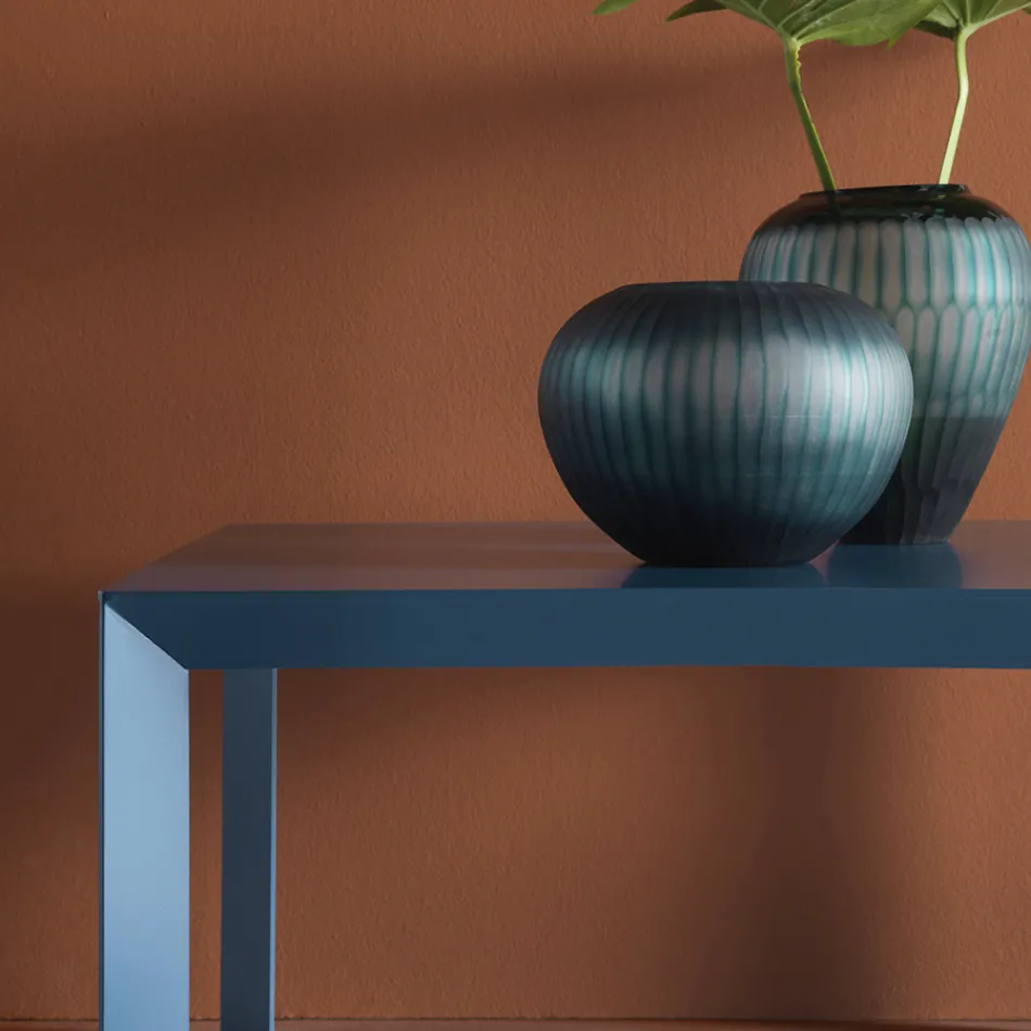 Table basse carrée design en métal en 2 tailles - Josyane Viadurini