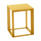 Table basse carrée design en métal en 2 tailles - Josyane Viadurini