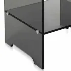 Table basse / nuit teinté design moderne Mimi transparent, made in Italy Viadurini