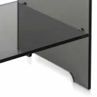 Table basse / nuit teinté design moderne Mimi transparent, made in Italy Viadurini