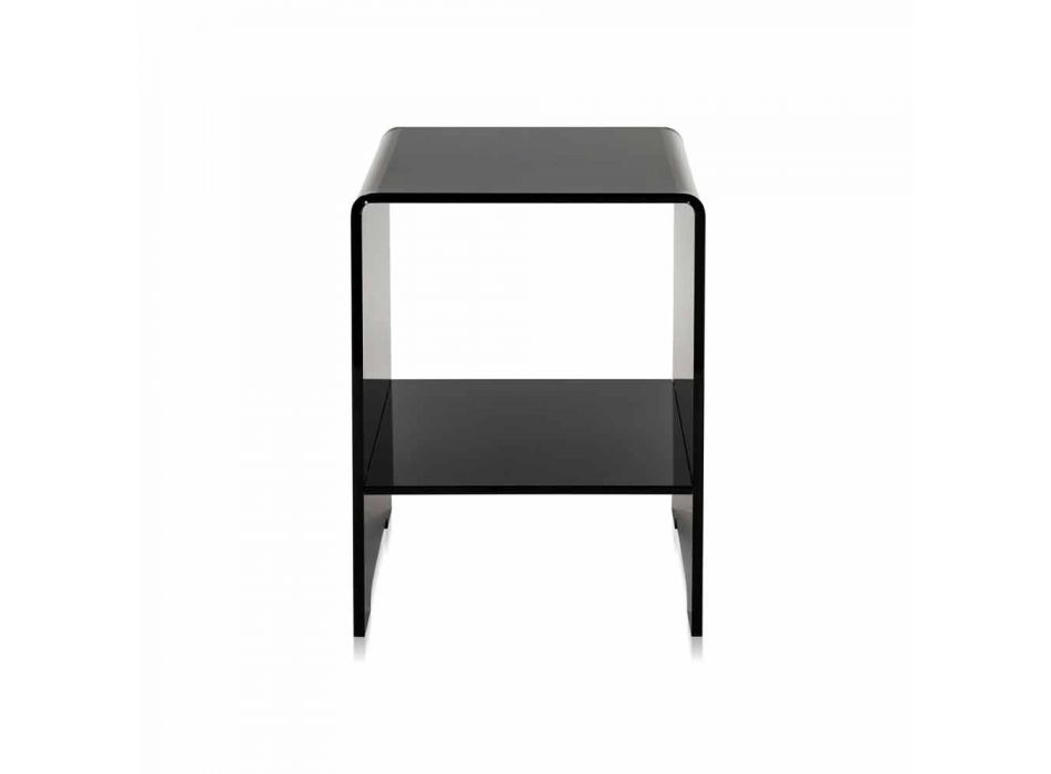 Table / table de chevet design moderne noir Mimi, made in Italy Viadurini