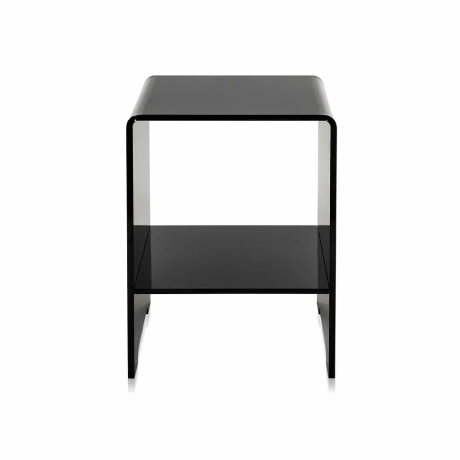 Table / table de chevet design moderne noir Mimi, made in Italy Viadurini