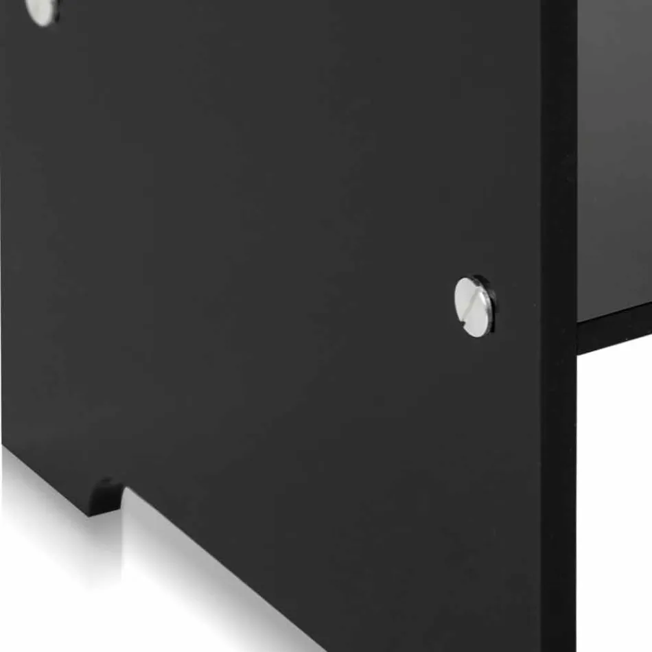 Table / table de chevet design moderne noir Mimi, made in Italy Viadurini