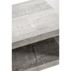 Table de Chevet Recyclable en Plexiglas Transparent et Bois - Pascoli Viadurini