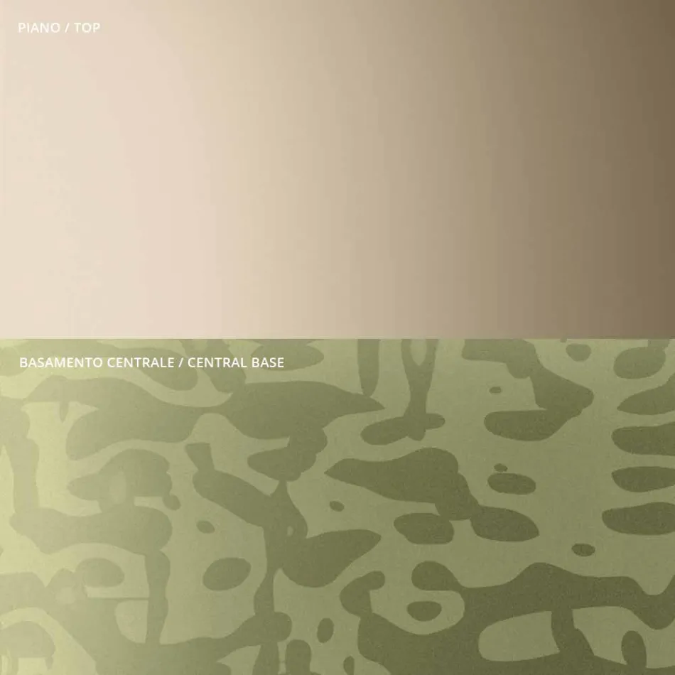 Table basse avec plateau carré en verre ou en métal Made in Italy - Anakin Viadurini