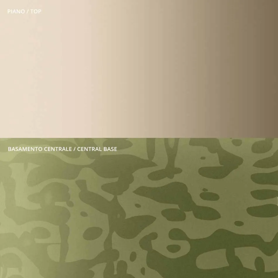 Table basse avec plateau carré en verre ou en métal Made in Italy - Anakin Viadurini