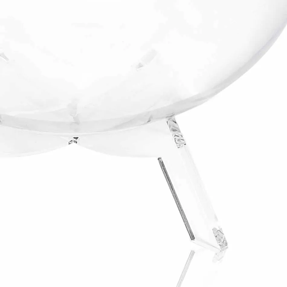 Table basse / récipient rond bleu Biffy, design moderne made in Italy Viadurini