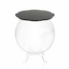 Table basse / ronde boîte noire Biffy, design moderne made in Italy Viadurini
