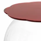 Café / récipient rond rouge Biffy, design moderne made in Italy Viadurini