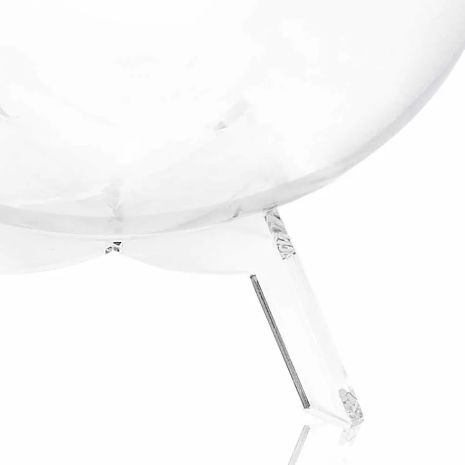 Café / récipient rond rouge Biffy, design moderne made in Italy Viadurini